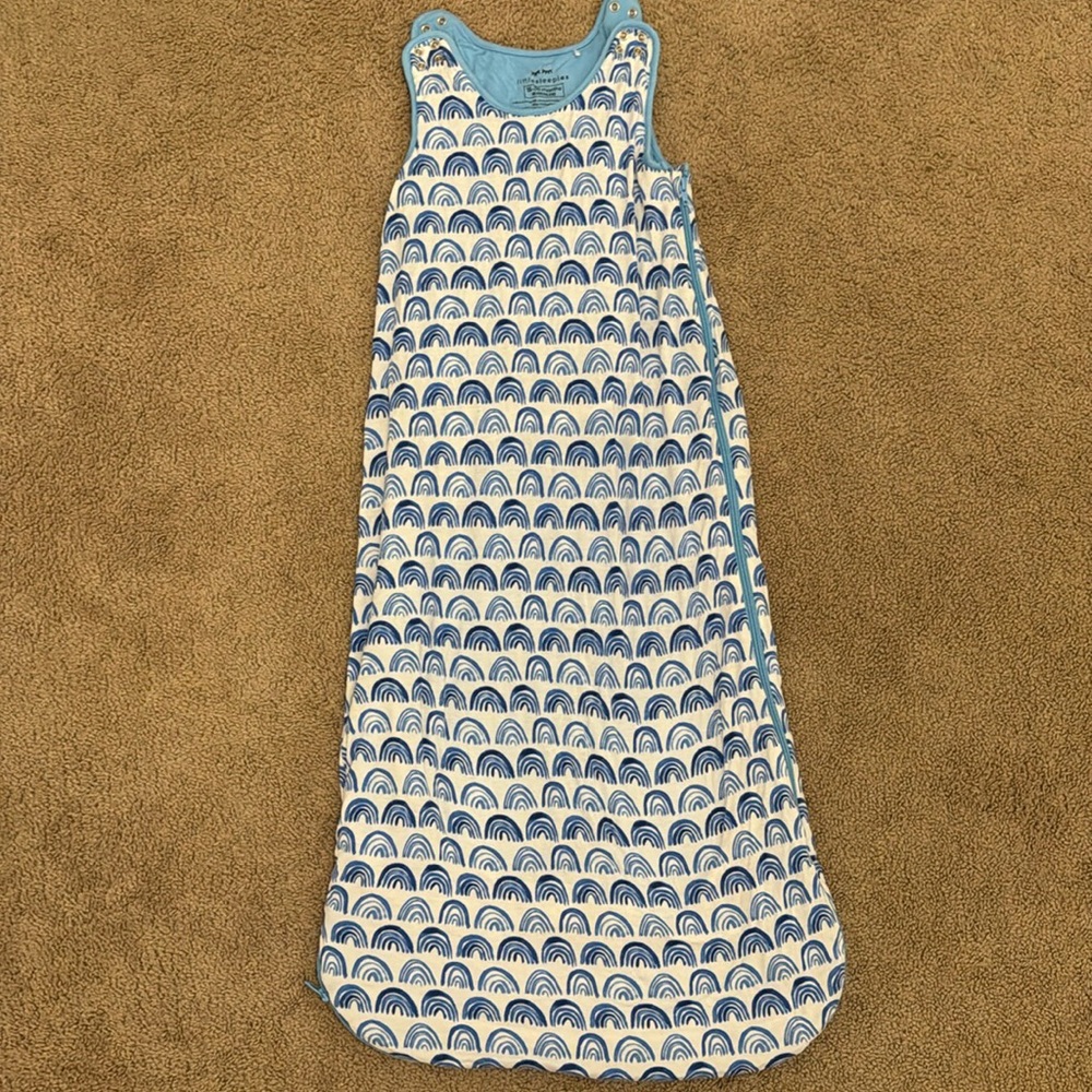 Little Sleepies Blue Rainbow Sleepsack